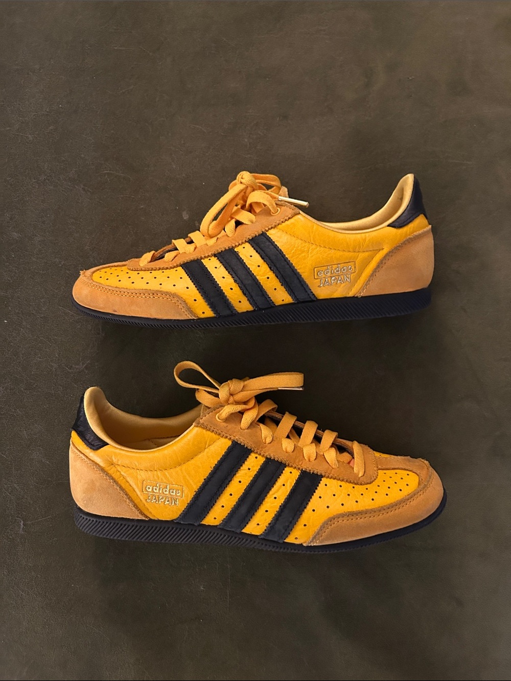 Adidas Yellow & Black Japan Sneakers